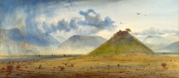 Main Product Photo of View of Marathon Painting by Andrew Maccallum