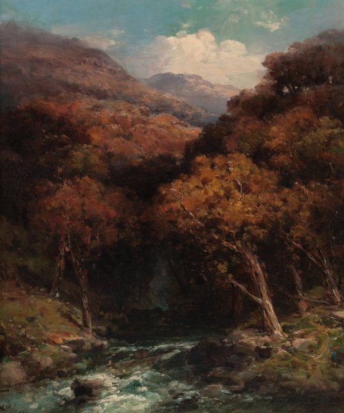 Main Product Photo of Forest Creek Bed Painting by Andrew Melrose