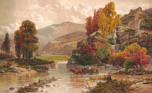 Main Product Photo of In the Berkshire Hills, Mass.  Painting by Andrew Melrose