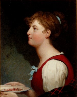 Portrait Of Jenny Robertson Oil painting by Andrew Robertson