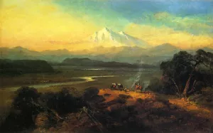 Mount Shasta, California by Andrew W. Melrose Oil Painting