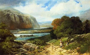 Near Harper's Ferry by Andrew W. Melrose - Oil Painting Reproduction