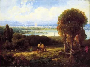 View of Washington, DC Oil painting by Andrew W. Melrose