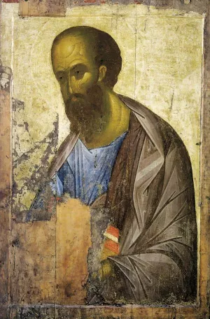 Deesis Range: The Apostle Paul painting by Andrey Rublyov