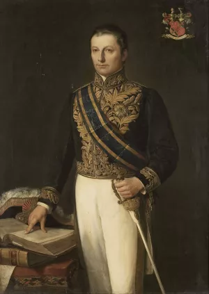 Cornelis Theodorus Elout by Andries Van Den Berg Oil Painting