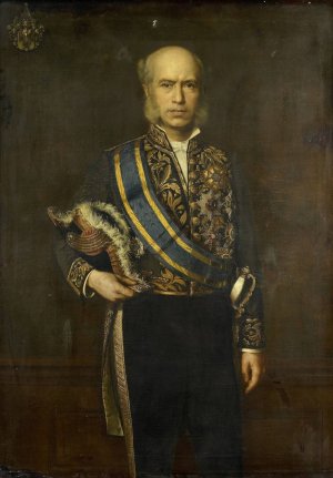 Johan Wilhelm van Lansberge by Andries Van Den Berg Oil Painting