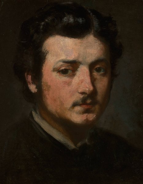 Main Product Photo of Self-Portrait  Painting by Andrzej Bronislaw Grabowski