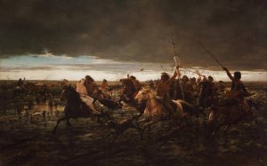 La vuelta del malon by Angel Della Valle Oil Painting
