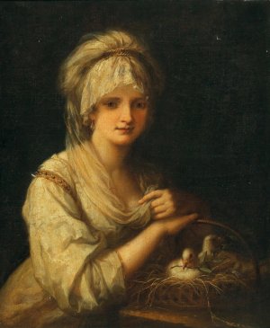 Allegory of Conjugal Peace by Angelica Kauffmann Oil Painting