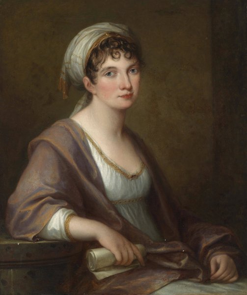 Portrait of Princess Franziska von Kaunitz-Rietberg  by Angelica Kauffmann - Hand-Painted Oil Painting Reproduction
