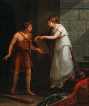 Theseus and Ariadne by Angelica Kauffmann Oil Painting