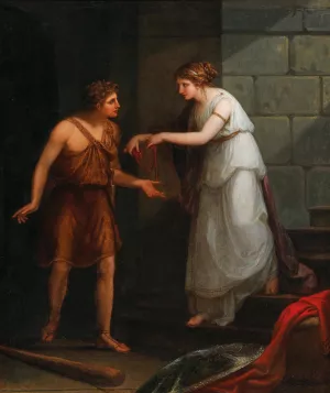 Theseus and Ariadne by Angelica Kauffmann Oil Painting