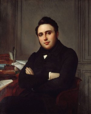 Alexandre-Auguste Ledru-Rollin by Angelique Mongez Oil Painting
