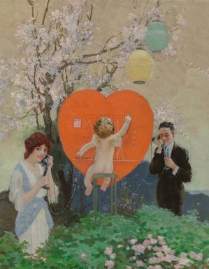 The Switchboard Matchmaker by Angus Macdonall Oil Painting