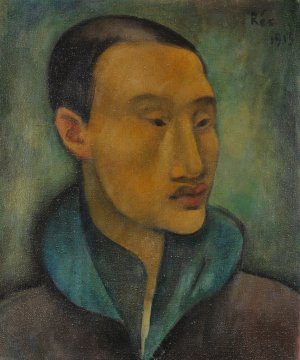 Kleiner Chinesenkopf by Anita Ree Oil Painting