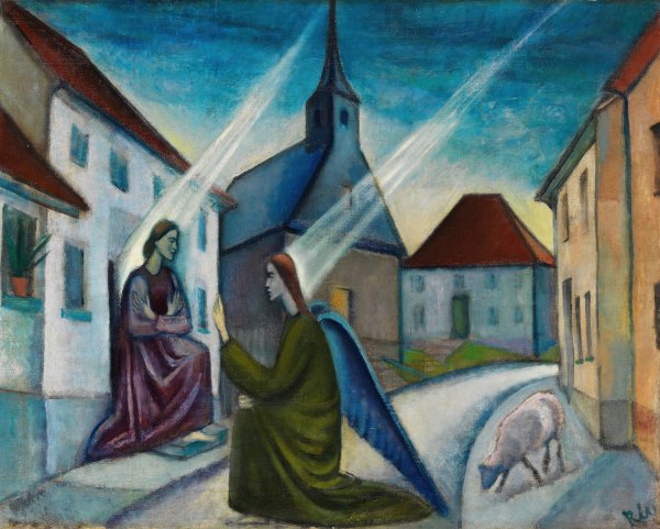 Verkundigung  by Anita Ree - Hand-Painted Oil Painting Reproduction