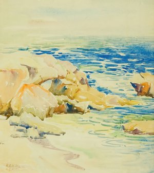The Arch, Laguna Beach Oil painting by Anna Althea Hills