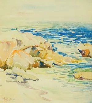 The Arch, Laguna Beach by Anna Althea Hills Oil Painting