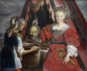 Judith with the Head of Holofernes by Anna Barbara Abesch Oil Painting