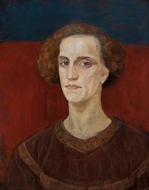 Portrait of a man by Anna Berent Oil Painting