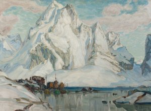 After the Massacre. Study from North Norway by Anna Boberg Oil Painting