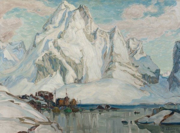 After the Massacre. Study from North Norway by Anna Boberg - Hand-Painted Oil Painting Reproduction