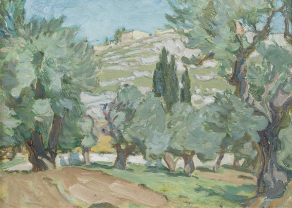 Study from Jerusalem by Anna Boberg - Hand-Painted Oil Painting Reproduction