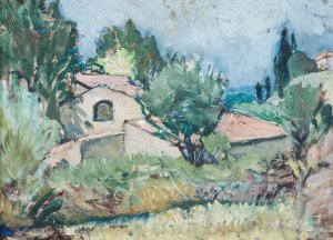 Study from the South of France by Anna Boberg Oil Painting