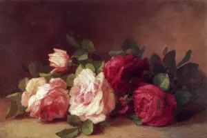 Roses by Anna Eliza Hardy Oil Painting