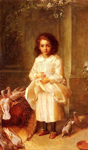 Portrait Of Miss Ethel D'arcy Aged 6