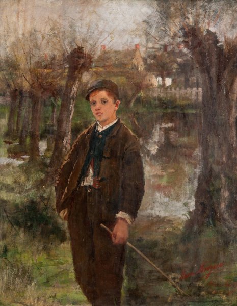 Main Product Photo of Portrait of a Boz Painting by Anna Nordgren