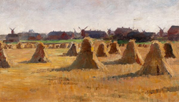 Onninge Village, aland  by Anna Wengberg - Hand-Painted Oil Painting Reproduction