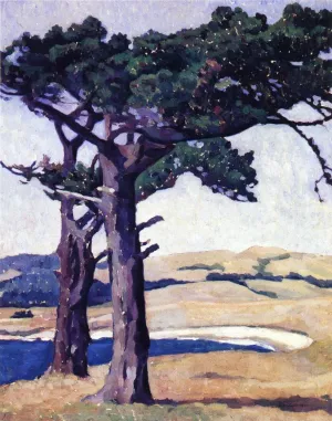 Carmel Oil painting by Anne Bremer