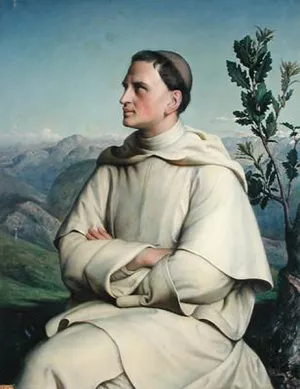 Henri Lacordaire at Sorreze Oil painting by Anne-Francois-Louis Janmot