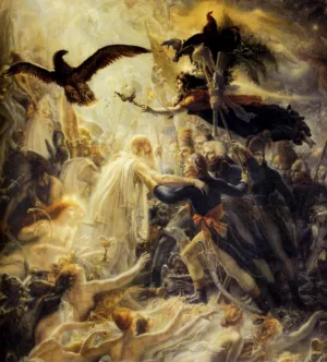 The Apotheosis of the French Heroes Who Died for their Country During the War for Freedom painting by Anne-Louis De Roucy-Trioson