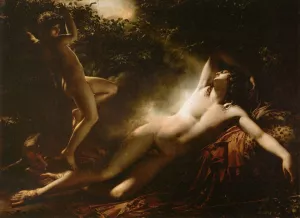 The Sleep of Endymion Oil painting by Anne-Louis De Roucy-Trioson