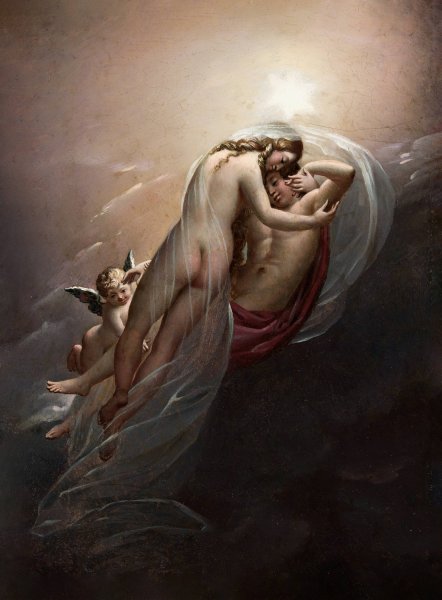 Main Product Photo of Aurora and Cephalus  Painting by Anne Louis Girodet-Trioson
