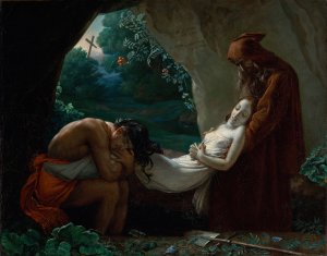 Burial of Atala by Anne Louis Girodet-Trioson Oil Painting