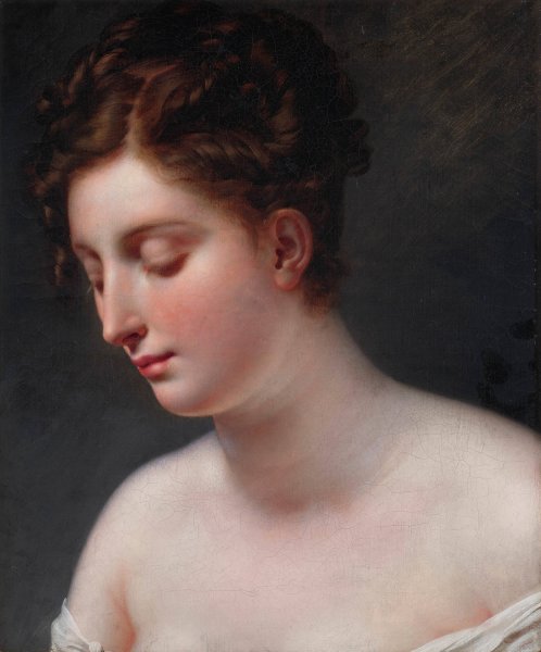 Galatea by Anne Louis Girodet-Trioson - Hand-Painted Oil Painting Reproduction