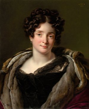 Madame Jacques-Louis-etienne Reizet by Anne Louis Girodet-Trioson Oil Painting
