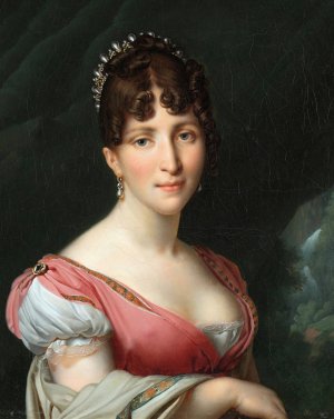 Portrait of Hortense de Beauharnais, Queen of Holland by Anne Louis Girodet-Trioson Oil Painting