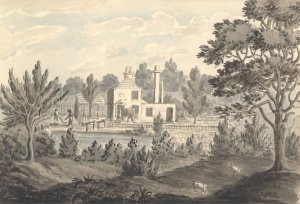 Cottage Near Snaresbroke, May 11th, 1829 by Anne Rushout Oil Painting