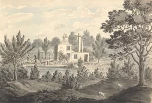 Cottage Near Snaresbroke, May 11th, 1829 Oil painting by Anne Rushout