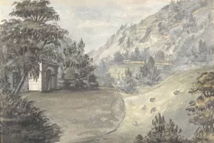 Encombe, September 28, 1831 Oil painting by Anne Rushout
