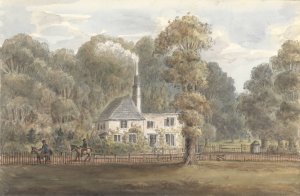Grove Cottage, Wanstead May 18th, 1825 by Anne Rushout Oil Painting