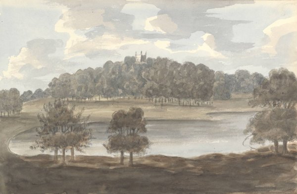 Holkham, August 1824  by Anne Rushout - Hand-Painted Oil Painting Reproduction