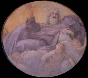 Everlasting Father by Annibale Carracci Oil Painting