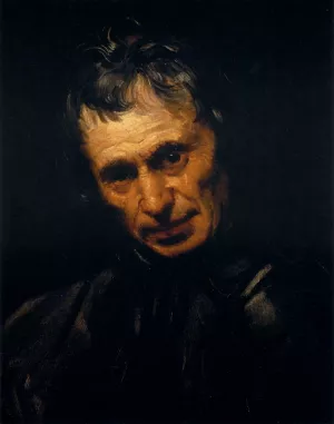 Head of a Man by Annibale Carracci Oil Painting