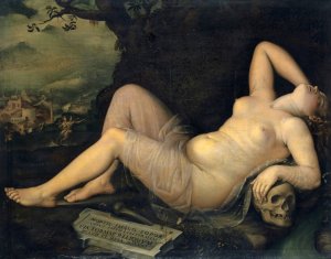 Sleep, an Image of Death by Annibale Carracci Oil Painting