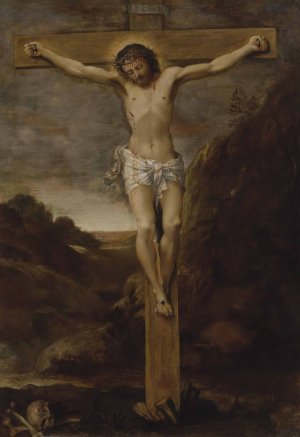 The Crucifixion by Annibale Carracci Oil Painting